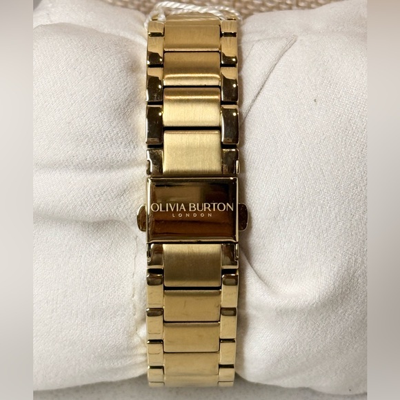 Olivia Burton Sports Luxe 36mm Swirled Gold Bracelet Watch - Picture 5 of 9